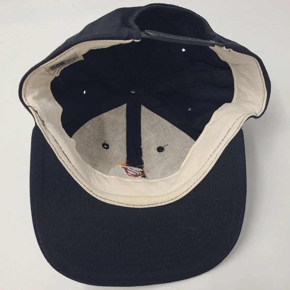 Vintage Miami Heat Hat Snapback Pro Style Black Red NBA 5th‎ Anniversary 90s Men